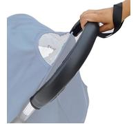 1 Housse de poignée, Cuir PU, Trou pour sangle, Protection durable, Pour poussette Babyzen Yoyo .