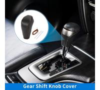1 Housse De Pommeau De Levier De Vitesse Pour Chevrolet Cruze 2011-2015 En Simili Cuir Antidérapant Noir Fibre De Carbone Marron Protecteur De Poignée De Changement De Vitesse