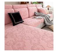 1 Housse de Protection Lavable en Velours Extensible antidérapant pour canapé, canapé d'angle ou en Forme de L.(Style 2,Corner(W95-120cm L160-190cm))