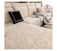 1 Housse de Protection Lavable en Velours Extensible antidérapant pour canapé, canapé d'angle ou en Forme de L.(Style 3,Corner(W95-120cm L160-190cm))