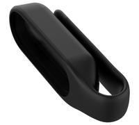 1 housse en silicone pour montre connectée avec boucle à clip pour protection 3/4, étui noir durable et élégant pour bracelet connecté
