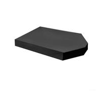 1 housse imperméable en tissu Oxford pour bac à sable avec auvent de protection en forme de bateau pour une utilisation en extérieur pour protéger le sable de la pluie et de l'humidité (noir)