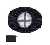 1 housse imperméable pour sac à dos, sangles à boucle croisée antidérapantes, quatre couches renforcées pour la randonnée, le camping, les voyages, Noir-35L, taille unique