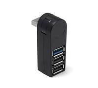 1 hub USB 2.0/3.0 haute vitesse répartiteur multi-USB 4 ports extenseur multiple USB accessoires d'ordinateur pour ordinateur portable PC (couleur : noir)