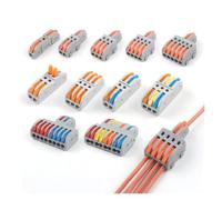 1 in multiple out Quick Wiring Connector Splitter wiring cable Push-in Can Combined Butt Home Terminal Block SPL 222 NWPNLXEA(223)