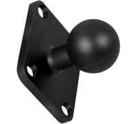 1 Inch Ball Mount Base,Aluminum Ball Mount Bracket,1"" Ram Ball Head Adapter With Square Base,Ball Head Base Adapter For Motorcycle Bike,Ball Head Adapter