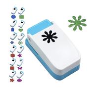 1 Inch Square Punch, 2025 New 1 Inch Squares Paper Punch, Craft LeverPunch, 12 Shapes for DIY Handicrafts, Cardboard/Corrugated Paper/Aluminum Sheet/Copper Sheet (Style 10)