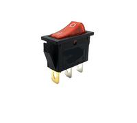 1 interrupteur à bascule 15A 250V/20A 125V AC KCD3(KCD3-102N Red)