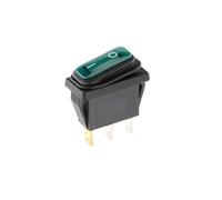 1 interrupteur à bascule 15A 250V/20A 125V AC KCD3(KCD3-102NW Green)