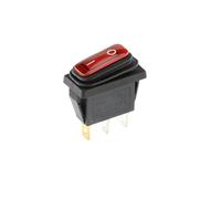 1 interrupteur à bascule 15A 250V/20A 125V AC KCD3(KCD3-102NW Red)