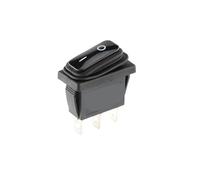 1 interrupteur à bascule 15A 250V/20A 125V AC KCD3(KCD3-102W Black)