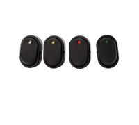 1 interrupteur à bascule ASW-20D ON-OFF 3 broches avec lumière LED à points(Green LED)