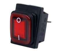 1 interrupteur à bascule, interrupteur marche/arrêt KCD4 étanche et résistant à l'huile, quatre pieds/six pieds 2 fichiers rouge vert avec lumières 12V220V/112(6PIN YELLOW,12-24V)