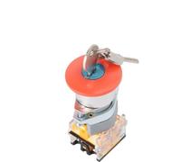 1 interrupteur à bouton d'alimentation circulaire série LA38 de 22 mm, interrupteur à bouton instantané 1NO/1NC avec lumière, voyant LED 220 V(WHITE,Self Lock)