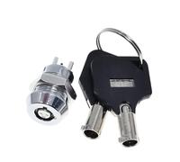 1 interrupteur à clé de verrouillage électronique en acier inoxydable de 12 mm S1201 à double face extractible de type 0,5 A 250 V AC 2 clés