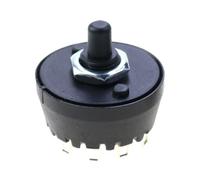 1 interrupteur à engrenages rotatif résistant aux hautes températures 2 3 4 5 6 7 8 10 broches interrupteur à bouton de bande de mélangeur de jus(WHITE)