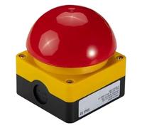 1 interrupteur à pied ressort réinitialisation automatique/autobloquant, bouton d'arrêt d'urgence tête champignon circulaire(Self-Locking Red,1 PCS-1NO-1NC)