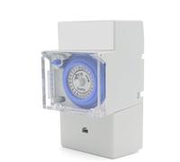 1 interrupteur de contrôle horaire mécanique analogique SU181H 24 heures, 220 V CA, 16 A, réserve de marche de 150 heures, 48 cycles marche/arrêt.