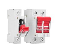 1 interrupteur d'isolement AC DC Power Circuit électrique Interrupteur principal avec crochet verrouillé manuel AC110V 230V 380V 400V DC12V 24V 60V 63A 100Amp(125A)