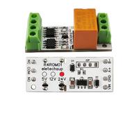 1 interrupteur électronique à distance Modbus RTU IO 110 V 120 V 220 V, petit format 3 A, faible bruit, carte relais RS485 5 V 12 V 24 V(DC 24V)