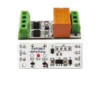 1 interrupteur électronique à distance Modbus RTU IO 110 V 120 V 220 V, petit format 3 A, faible bruit, carte relais RS485 5 V 12 V 24 V(DC 12V)