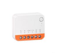1 interrupteur intelligent MINIR4 WiFi 2 voies avec fonction de synchronisation, mini disjoncteur R4