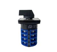 1 interrupteur rotatif marche/arrêt à deux positions LW26 32A, contacts argentés, 1 à 8 pôles, sélecteur rotatif à came LW28-32 YMW26(7P-28 Terminals)