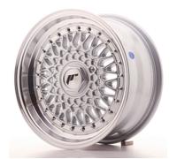 1 jante alu Japan Racing JR9 15x7 ET20 4x100-108 Silver+S avec bague 74,1