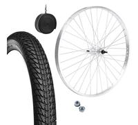 1 jante de roue 20 x 1,75 (20-406) en aluminium + pneu noir 20 x 1,75 + chambre à air pour vélo enfant Graziella