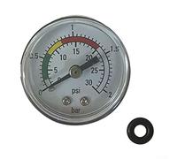 1 jauge de pression de filtre de piscine 0-2 bar/30 psi, en acier inoxydable, pour filtres à sable, jacuzzi, spas Intex 11224
