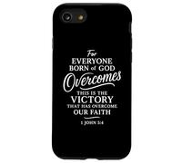 1 Jean 5:4 Né de Dieu vainc la Foi de la Victoire Mondiale Coque pour iPhone SE (2020) / 7/8
