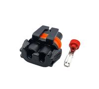 1 Jeu 2 Broches Voiture étanche HID xénon Lampe connecteur Automobile 9005 Ballast mâle Femelle Prise DJ9005-2.8-21(10 Sets,Female)