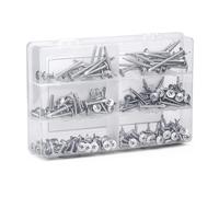 1 jeu/210 pièces de vis autotaraudeuses à queue hexagonale