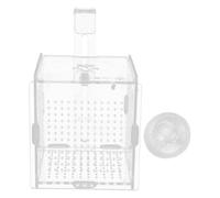 1 Jeu Boîte à Betta Filet Filtre Vide Plantes d'aquarium réservoirs Pompe Tasses Ventouse incubateur d'écloserie pour Aquarium écloserie d'élevage de Poissons Acrylique Transparent YARNOW