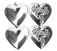 1 jeu Boîte À Pendentif Photo Collier Médaillon Photo Médaillons Pour Femmes Qui Contiennent Des Photos Des Clés Un Collier Photo Commémoratif Un Médaillon Photo 2 pièces