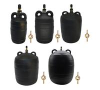 1 Jeu Bouchon Gonflable en Caoutchouc - Convient DN50/75/100/150/200 mm, Gonflage Manuel, Contrôle Pression & Entretien Canalisations Municipales(DN200 Set)