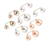 1 Jeu Broches De Mode Perles Épingles Pour Accessoire Élégant Pour Vêtements Et Châles Pour Célébrations 8 Pièces