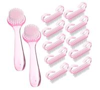 1 Jeu brosse à ongles Dissolvant tondeuse tamponneur perceuse à ongles Coupe-ongles pinceaux acrylique ongle pinceaux ongles cleaner ongles clou ongles manucure fibre artificielle DECOMELODY