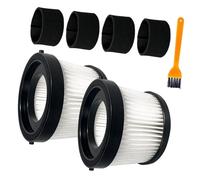 1 jeu, compatible avec l'élément de filtre d'écran DEWALT DCV5011H applicable au modèle DCV501 20 V, filtre lavable for aspirateur de charge(2pcs)