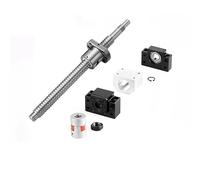 1 jeu complet de vis à billes de précision SFU4010 avec kit d'écrous de taille et support d'extrémité(2300mm)