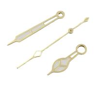 1 jeu d'aiguilles de montre 13 x 12,5 x 8, lumineuses vertes, for mouvement NH35, NH36A, 7S26, 7S36, 4R35, 4R36(Gold)