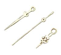 1 jeu d'aiguilles de montre 14 x 12,5 x 8,5 mm, non lumineuses, for mouvement NH35, NH36, 7S26, 7S36, 4R35, 4R36(Gold)
