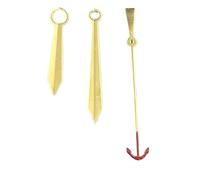 1 jeu d'aiguilles de montre, accessoires for mouvement NH35 NH36 4R 7S, aiguilles NH35, or rose, or, argent(Gold)