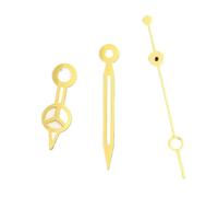 1 jeu d'aiguilles de montre argentées, dorées, or rose, vertes, lumineuses, adaptées au mouvement NH05 NH06(Gold B)