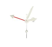 1 jeu d'aiguilles NH35 GMT bleues/vertes lumineuses argentées/dorées/roses, compatibles avec les mouvements NH34 et NH36. Pièce détachée for montre-bracelet homme. Accessoires(8 green luminous)