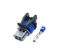 1 Jeu De 2 Broches, Connecteur Étanche, Prise Femelle Automatique Compatible with The LS IAT Haltech 15449027 15449028(50 Sets)