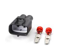 1 Jeu de 2 Broches Prise de Moteur hydraulique HID 4.8mm Femelle connecteur de câble électronique Automobile Compatible with The 6189-0425 6188-0259(1 Set,Male)