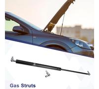 1 jeu de 22 pouces 179 lbs/800N Vérins à gaz noirs avec support de montage pour pivot à bille Universel pour camping-car, voiture, camion, bateau