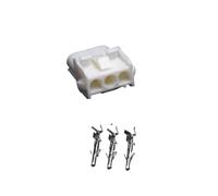 1 Jeu de 3 Broches Te connecteur d'ascenseur Automobile, Prise 6.3MM mâle Femelle Compatible with The Brancher l'amarrage d'air 63080 6358 350766-1(20 Sets,Male)