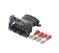 1 Jeu de 4 Broches de Prise de minuterie d'alimentation Junior, capteur O2, Bobine d'allumage, connecteur Automobile Compatible with The oxygène DJ7042Y-3.5-21 282192-1(Male-01,10 Sets)
